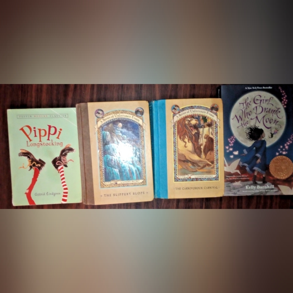 Kids Bundle of 4 Adventure Books – Mixed Titles – Paperback Lot Readable